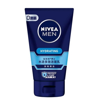 妮维雅男士水活多效洁面乳100g